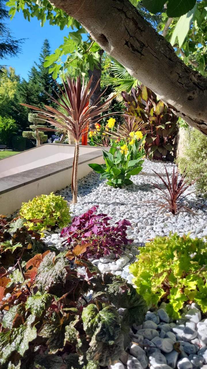 Jardin fleur et pierre Manosque