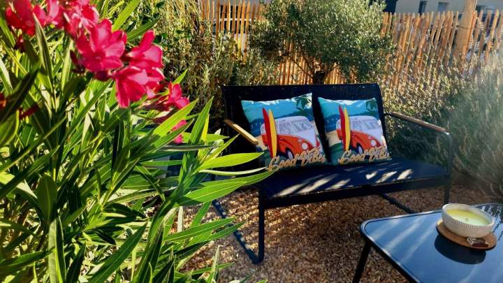 Jardin avec espace détente Manosque